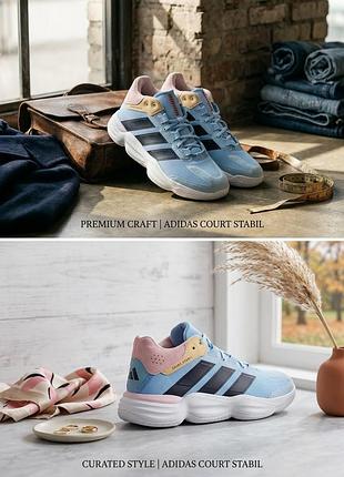 Оригинальные спортивные кроссовки adidas court stabil унисек