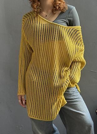 Кофта сітка від massimo dutti  розмір l.