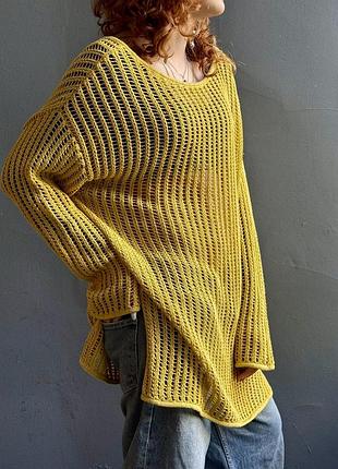 Кофта сітка від massimo dutti  розмір l. 4