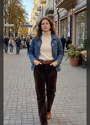 Брендові джинси pepe jeans розмір 42-44/8 не стрейчеві xxs w 27 велюр оксамит