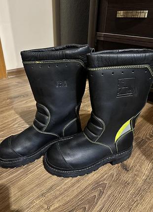 Професійні пожежні шкіряні чоботи boche b81 cs (en 15090)