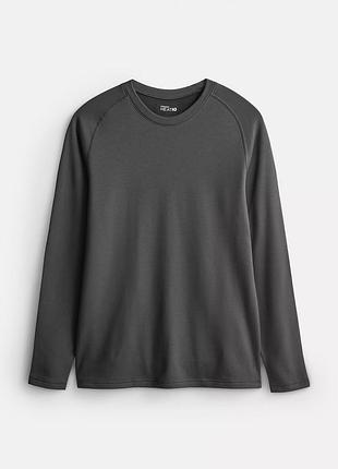 Термо реглан мужской термокофта на микрофлисе heat iq primark xl 56-58 серый