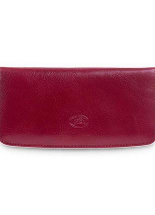 Женский кошелек с монетницей из натуральной кожи быка tony perotti 20918_1 (3448 rosso) красный