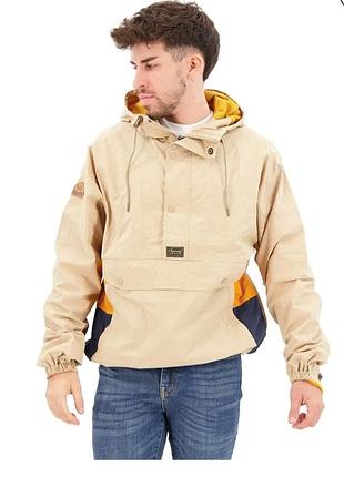 Superdry анорак мужской бежевый ветровка зепка