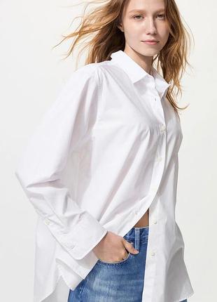 Бавовняна жіноча сорочка uniqlo