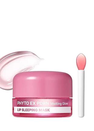 Нічна маска для губ medi-peel phyto ex pdrn melting glow lip sleeping mask 11 г