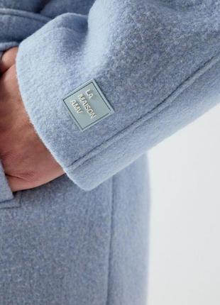 Шикарное шерстяное пальто оверсайз 50% wool american vintage