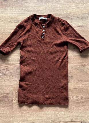 Кофта жіноча zara коричнева