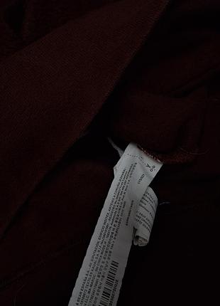 Худі pull&bear оверсайз коричневе з вишивкою 8