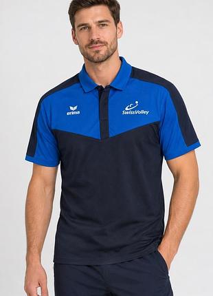 Чоловіча спортивна футболка-поло erima squad (swiss volley) розмір l