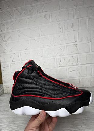 Крутые черные кроссовки nike air jordan pro strong