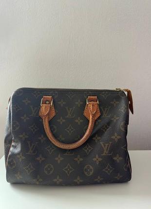 Жіноча сумка louis vuitton speedy 25 monogram canvas