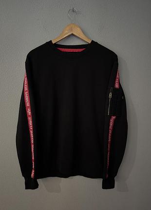 Чоловічий світшот alpha industries (size m)