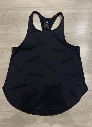 Спортивна майка adidas (з лого-принтом по всій поверхні / monogram) m-l