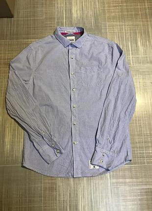 Superdry чоловіча сорочка з довгим рукавом розмір м 46 /чоловічий одяг