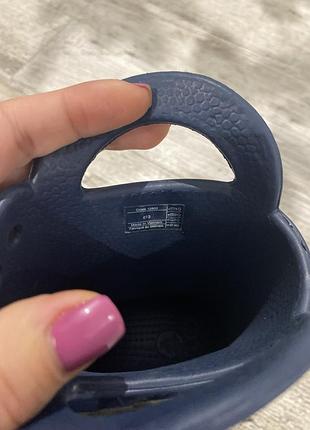 Дитячі гумові чоботи crocs сині 5