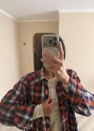 Сорочка брендова h&m l.o.g.g. у клітинку оригінал