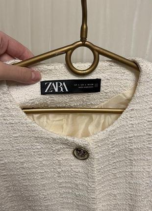 Твідовий жакет zara 2