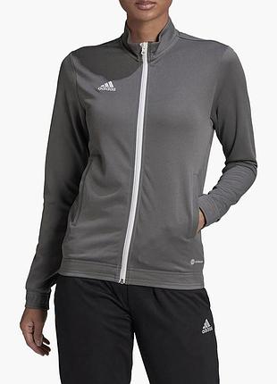 Олімпійка жіноча adidas сіра спортивна на змійці