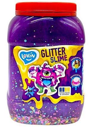 Слайм-антистресс "lovin: big slime", 1150 мл, пурпурный