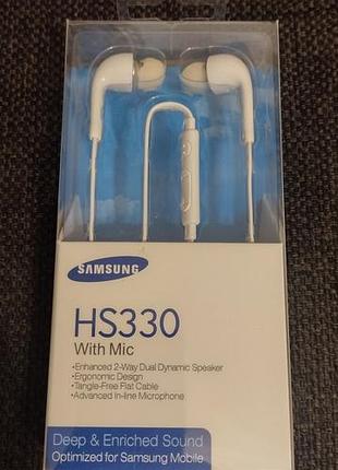 Навушники дротові. samsung hs330