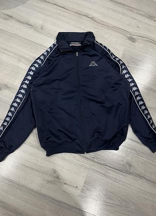 Вінтажна олімпійка зіпка kappa на лампасах капа vintage streetwear y2k