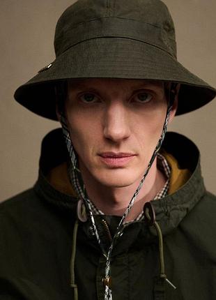 Зелений 6-панельний капелюх barbour® spectator