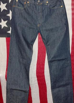Джинси чоловічі levi's premium 501 індіго 32x34