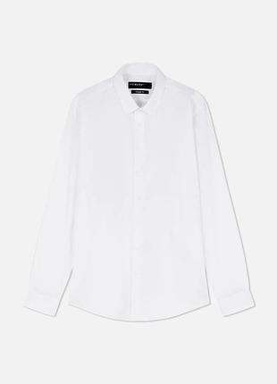 Чоловіча біла сорочка primark regular fit