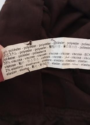 Коричневые брюки stradivarius 4