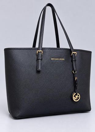 Сумка тоут michael kors, натуральна шкіра сафьяно