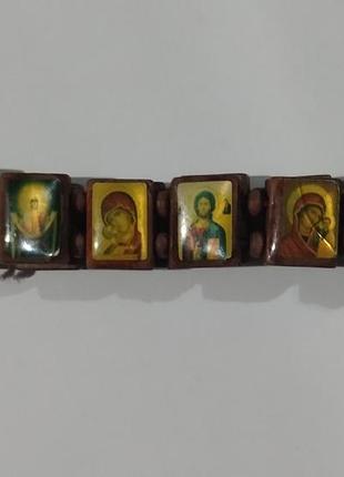 Винтажный браслет с иконками
