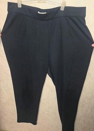 Женские темные классические брюки marks&amp;spencer(m&amp;s), р.-18 (52)(xxl)
