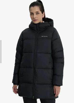 Оригінальна тепла жіноча куртка пуховик columbia puffect mid jacket omni-heat, р.xl укр.50-52