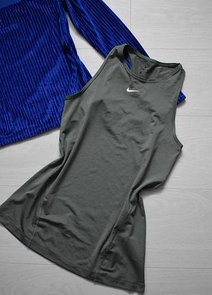 Хакі спортивна майка nike dri fit s