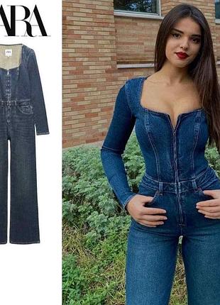 Джинсовий комбез бренду zara 5