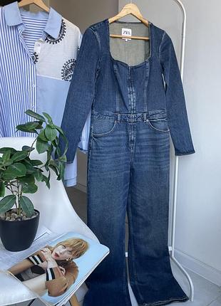 Джинсовий комбез бренду zara 3