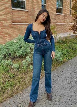 Джинсовий комбез бренду zara 7