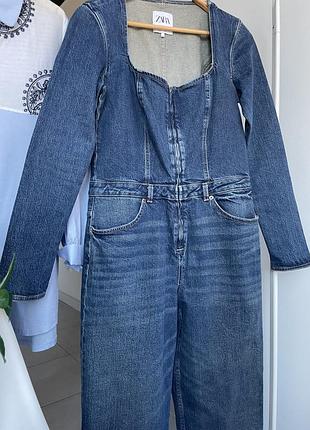 Джинсовий комбез бренду zara 4