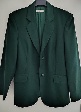 Итальянский шерстяной пиджак sisley (made in italy),100% шерсть,р.s. идеальное состояние