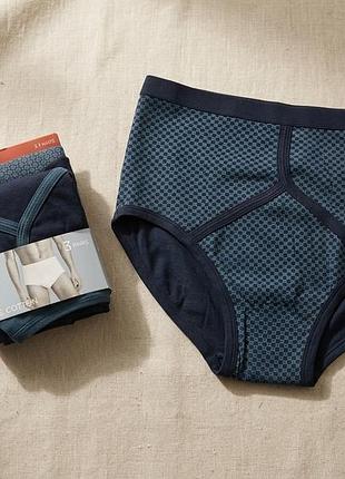 Набор мужских трусов-брифы marks &amp; spencer (3 шт) р. m