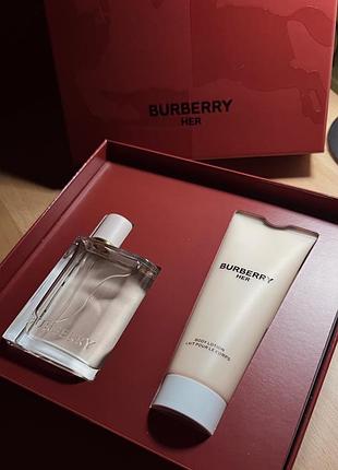 Набір burberry her для жінок
