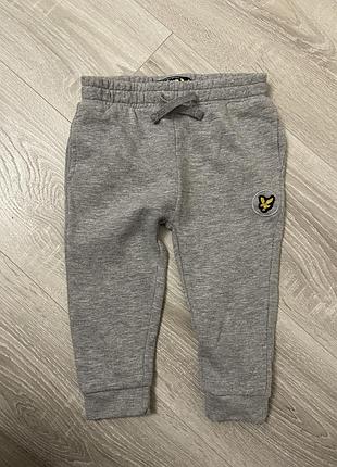 Спортивні штани lyle & scott сірі для дітей 2-3 роки