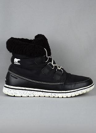 Sorel cozy carnival waterproof термоботинки черевики дутики зимові жіночі непромокаючі спортивні чорні 41 р/27 см salomon columbia skechers