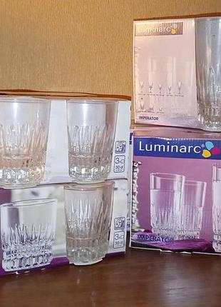 Склянки luminarc imperator набір 8 упаковок по 3 шт
