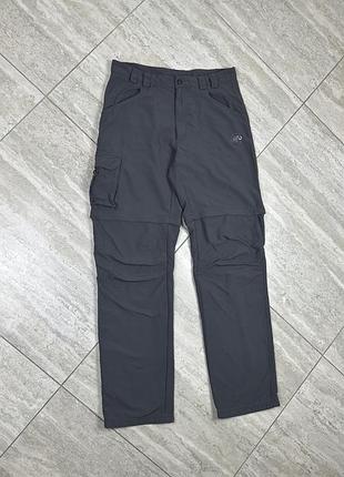 Mammut cargo pants shorts grey size 48 trekking pants штани карго трансформер шорти
