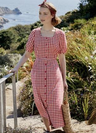 Сукня халат seasalt cornwall  в клітинку