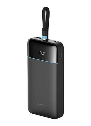 Павербанк cuktech 25se lbp252n 25000 mah 120w со встроенным кабелем usb-c black
