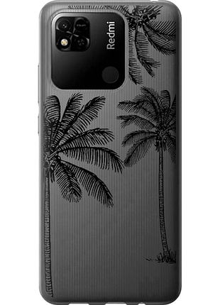 Чехол на xiaomi redmi 9c пальмы1 из силикона fch_0173634