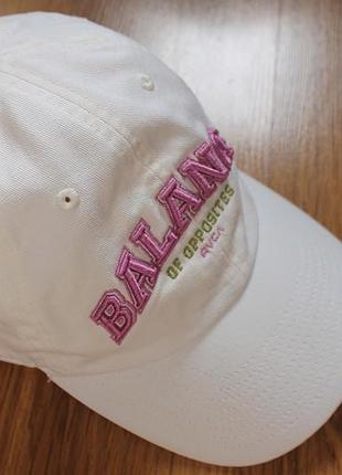 Кепка унисекс rvca balance of opposites белая бейсболка dad hat